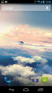 Flight in the sky 3D with weather live wallpaper(圖4)-速報App