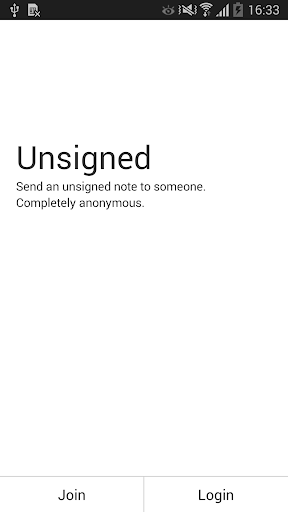 Unsigned - Anonymous Messaging