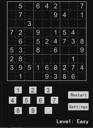 Math games Sudoku Sudoku