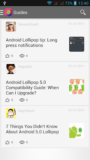 Guide for Android 5 Lollipop