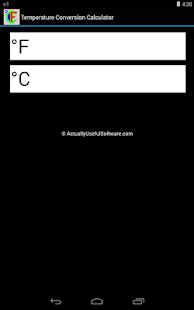 Temperature Conversion Calcula