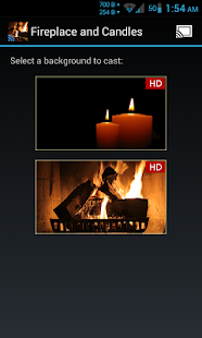 Fireplace & Candles Chromecast - screenshot thumbnail
