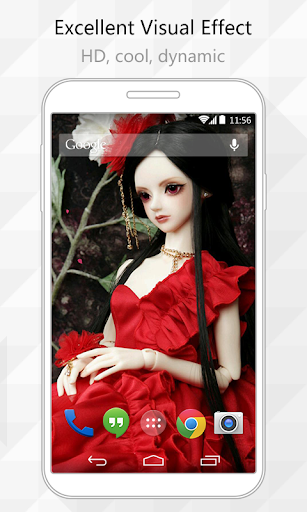 Red Doll Live Wallpaper
