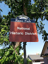 Reno park historic Marker