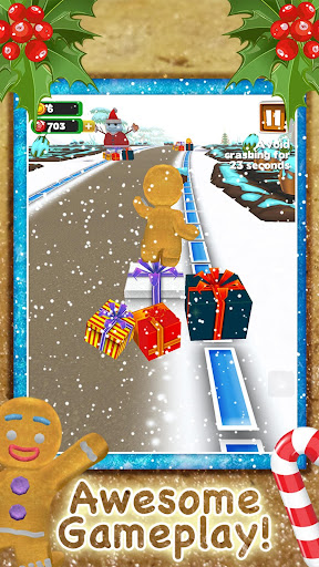 【免費動作App】3D Gingerbread Dash Game FREE-APP點子