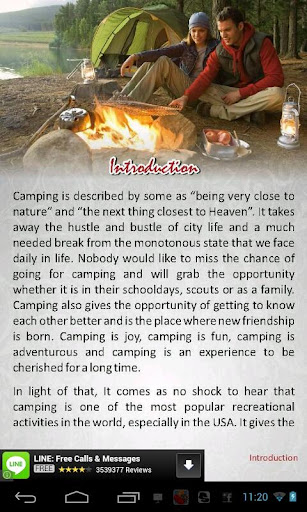 【免費書籍App】Let's Go Camping-APP點子