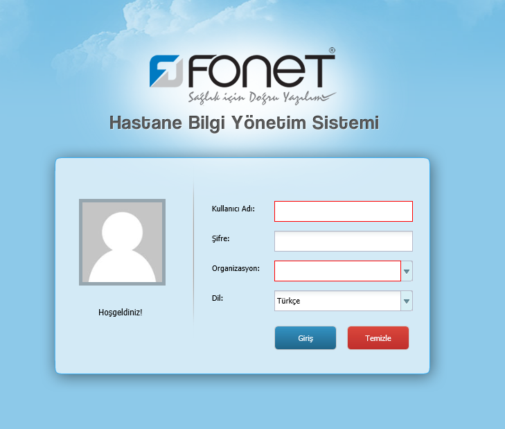 Fonet HBYS Screen 1