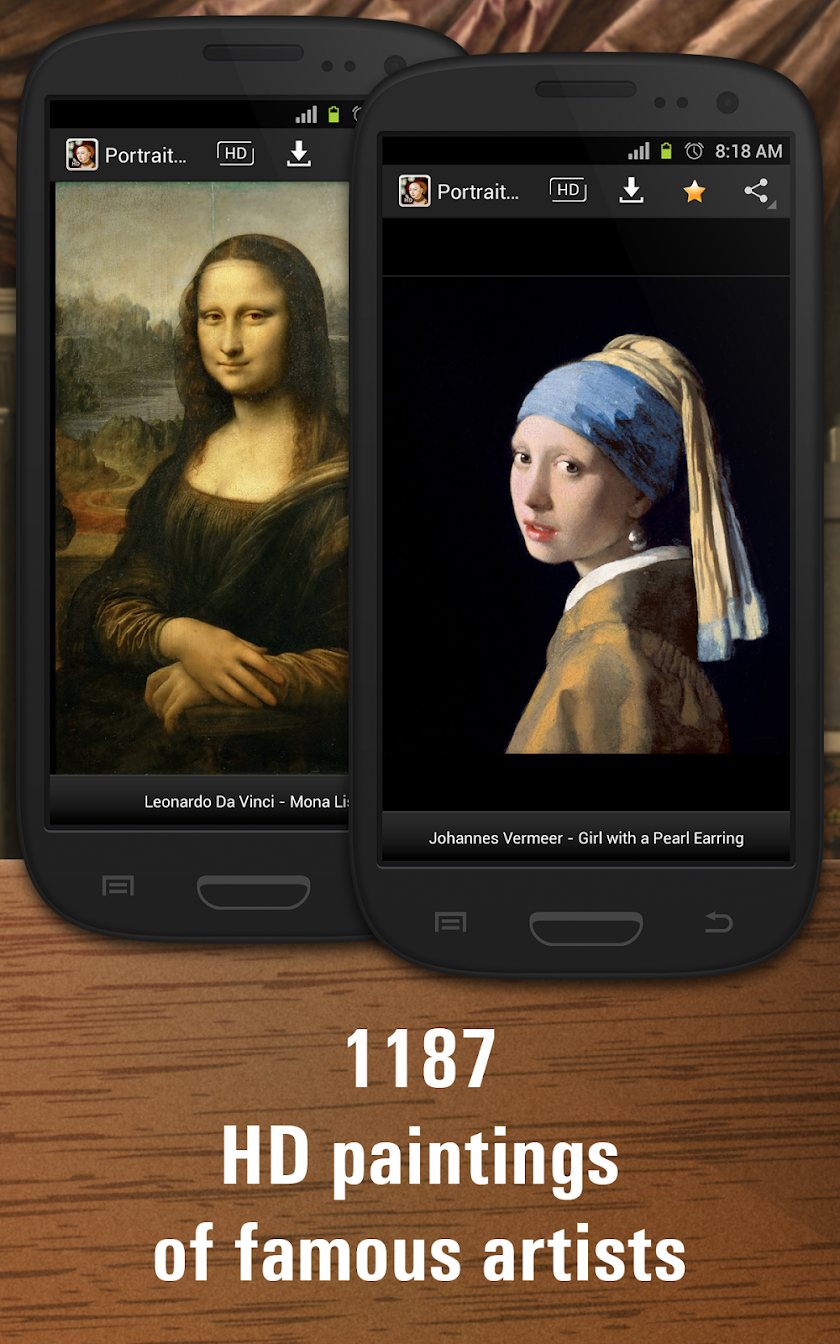 Portrait painting HD Screen 1