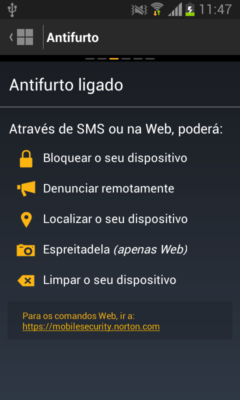 Norton Mobile Security - screenshot