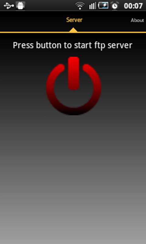 Android application Ftp Server Pro TV screenshort