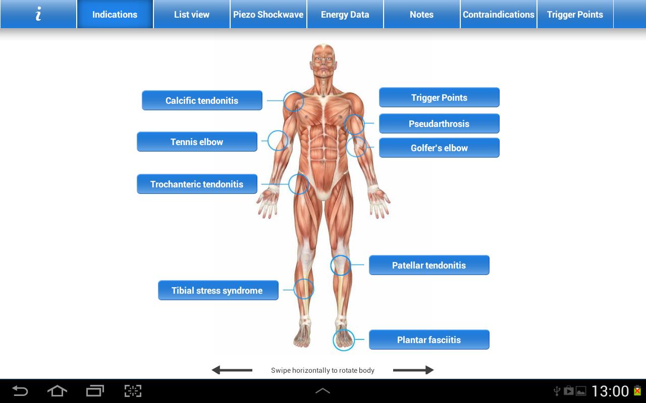 Android application Shockwave Therapy screenshort