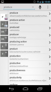 Free Dict Finnish English - náhled