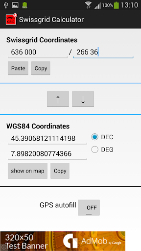 Swissgrid Calculator