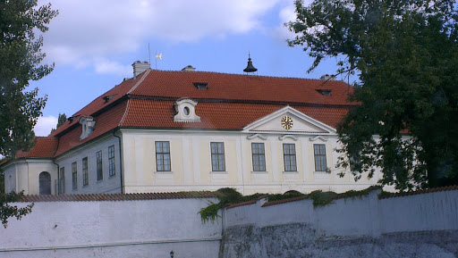 Zámek Bečváry Portal in Bečváry Central Bohemia Czech Republic
