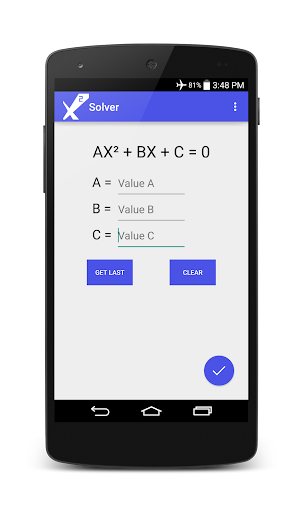 Quadratic Equation Solver