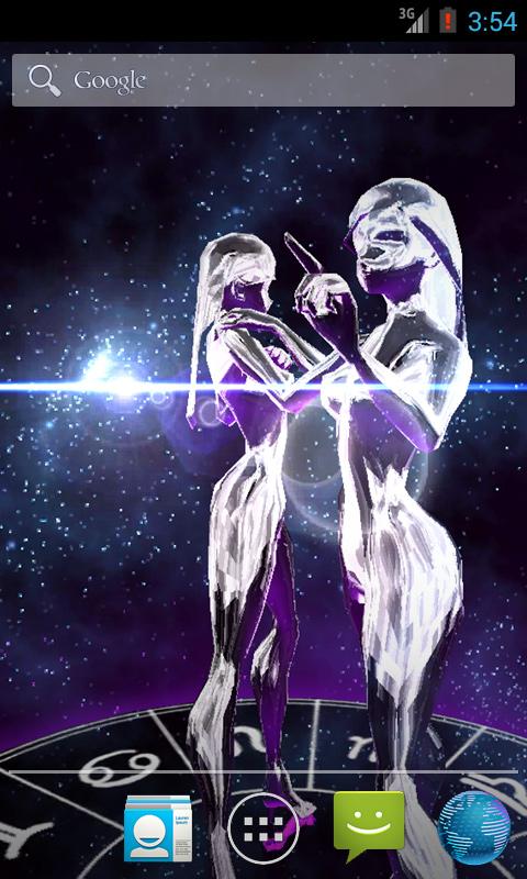 Zodiac 3D Live Wallpaper Screen 1
