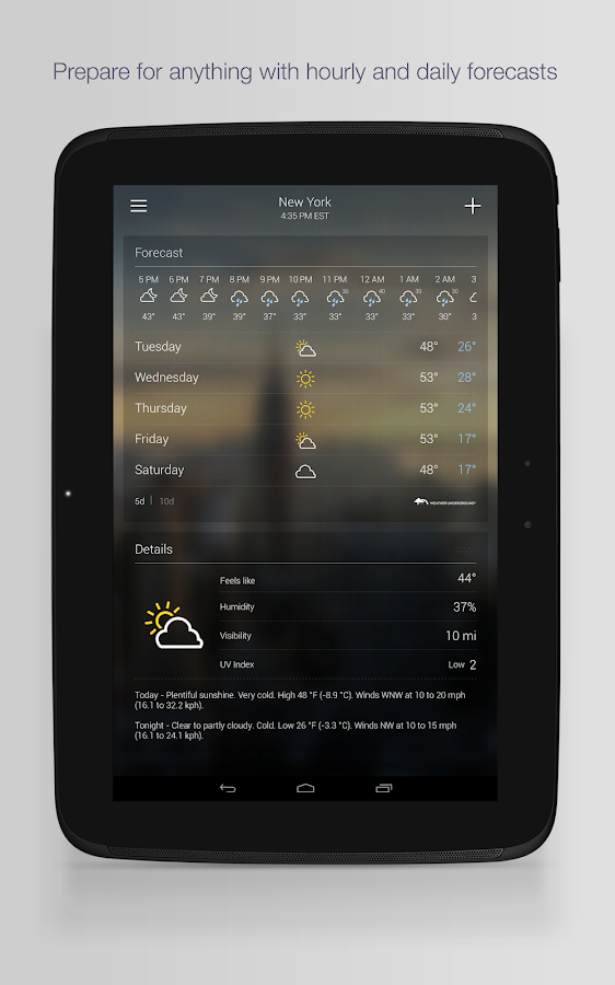  ‪Yahoo Weather‬‏- لقطة شاشة 