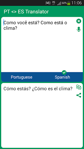 Portuguese Spanish Translator