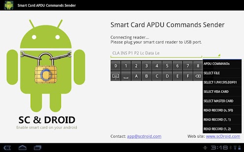 Smart Card APDU Command Sender