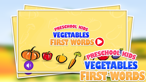 PreSchool Kids Veg First Word