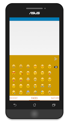 Orange Emoji Keyboard Emoticon
