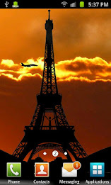 Eiffel Tower Silhouette poster 2