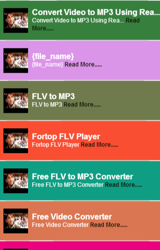 Video Music Mp3 FLV Tip