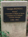 Plaque Commémorative Georges Jouneau
