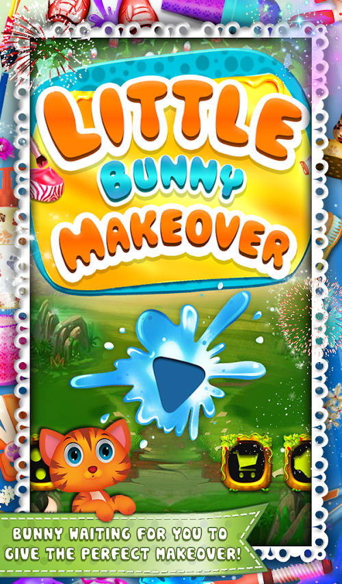 Android application Little Bunny Makeover screenshort