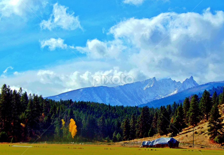 Trapper Peak Bitterroot Valley Montana Mountains Hills Landscapes Pixoto