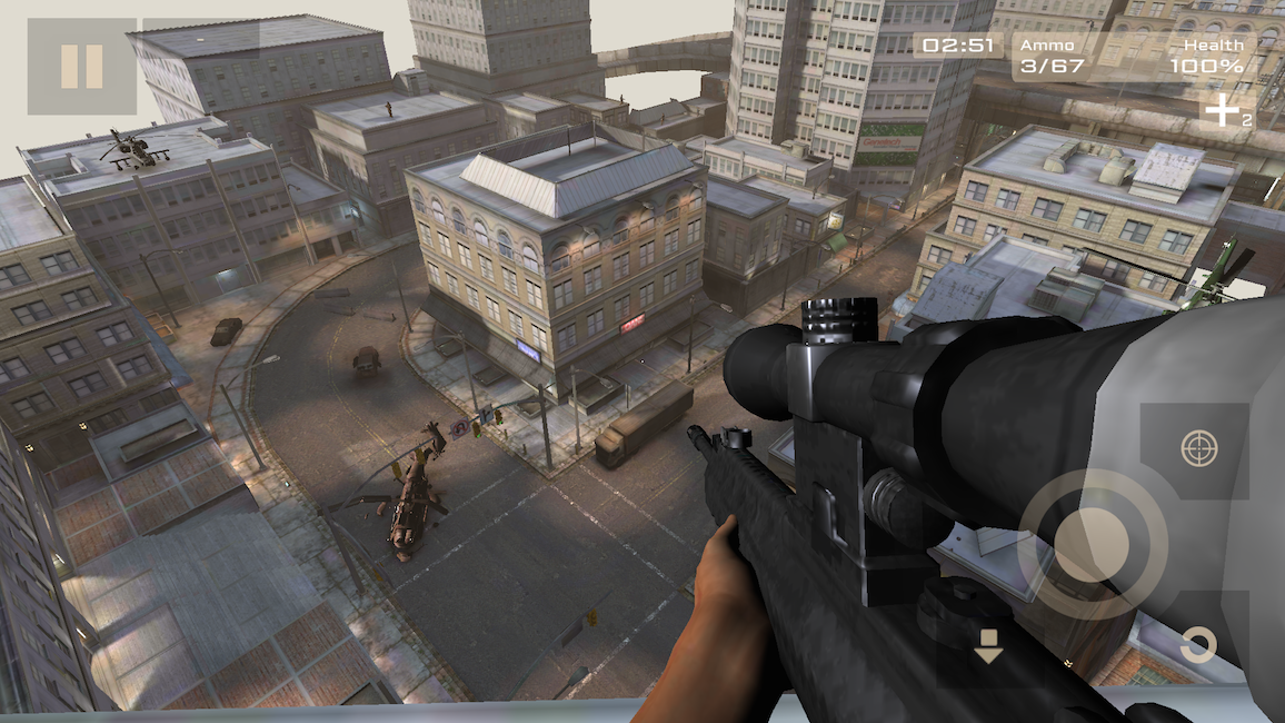   City Sniper Shooting 3D: captura de tela 