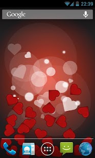 Bouncy Hearts Free LWP Screenshots 3