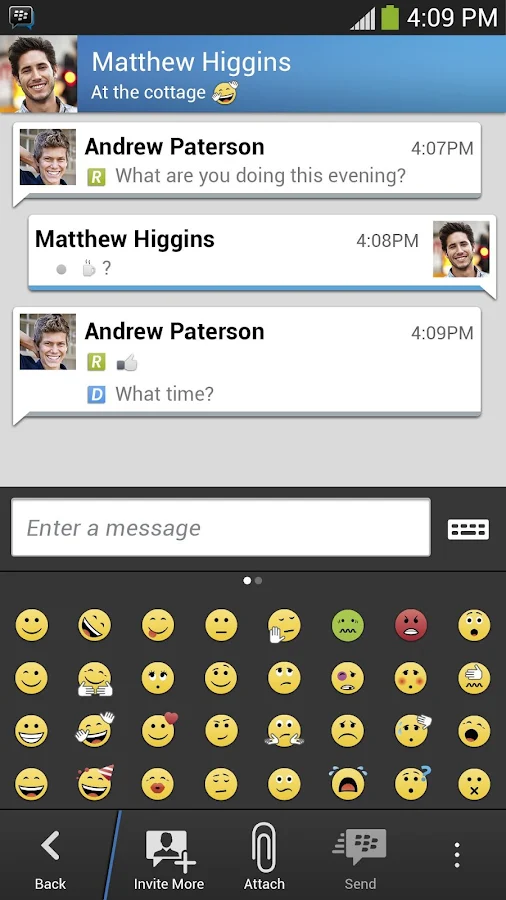 BBM - screenshot