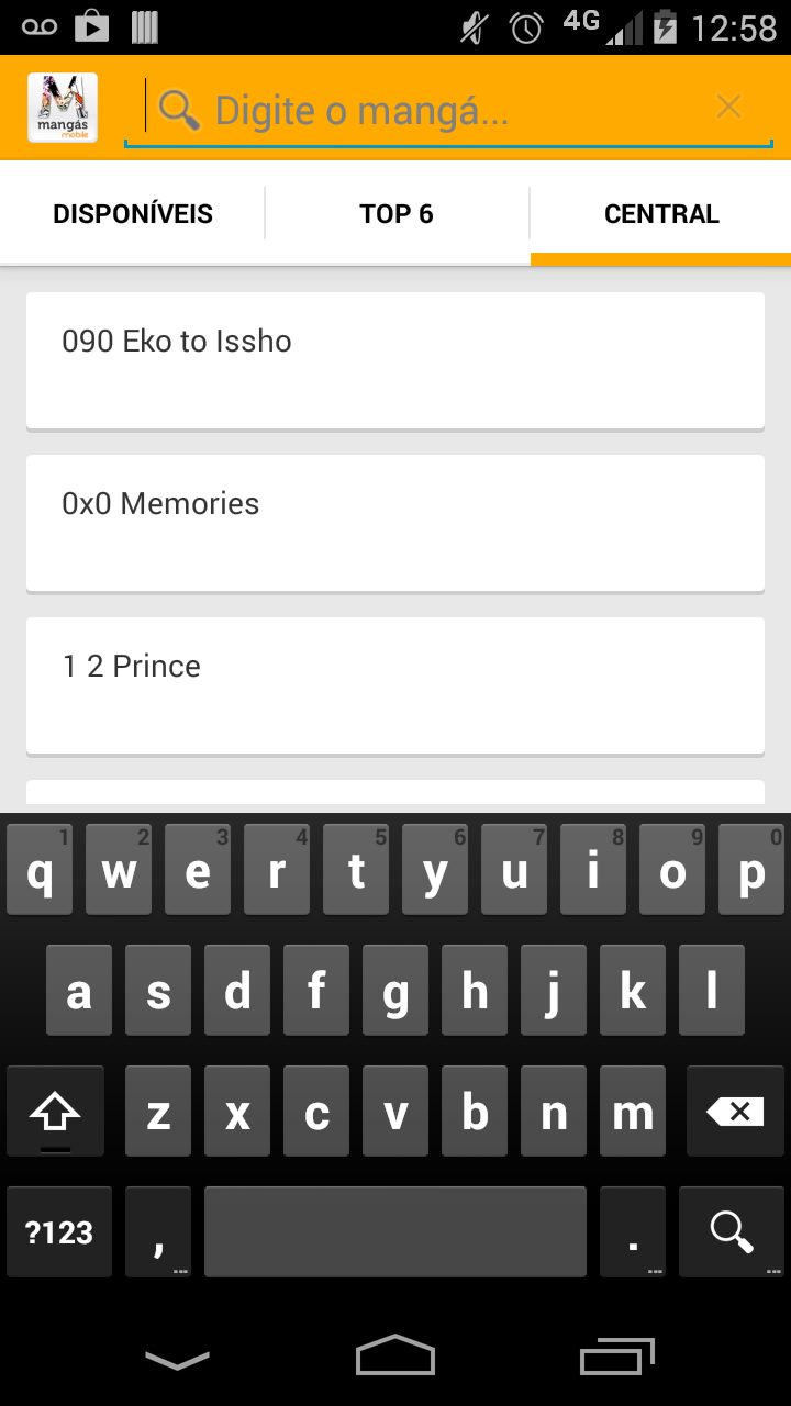 Mangás Mobile PRO Screen 3
