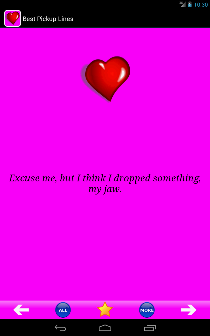 Best Pickup Lines Screen 3