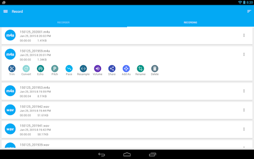 r reduce merge Recorder (android) Editor and Audio