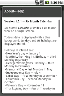 Six Month Calendar(圖3)-速報App