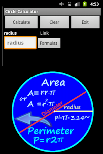 Free Download Area of a circle APK