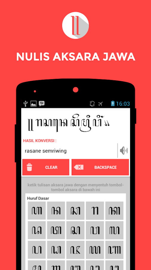 Nulis Aksara Jawa - Android Apps on Google Play