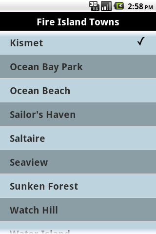 Fire Island Ferry Screen 2