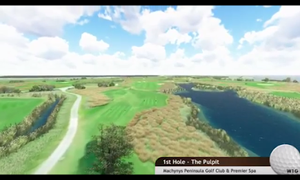 Machynys golf club poster 5