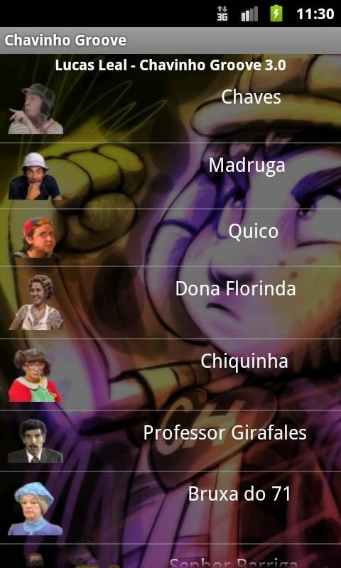 Android application Chavinho Groove sons do Chaves screenshort