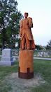 Memorial Day Carved Statue