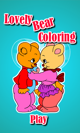 Coloring Lovely Bear
