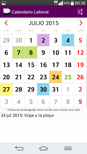 免費下載生產應用APP|Calendario Laboral 2015 no Ads app開箱文|APP開箱王