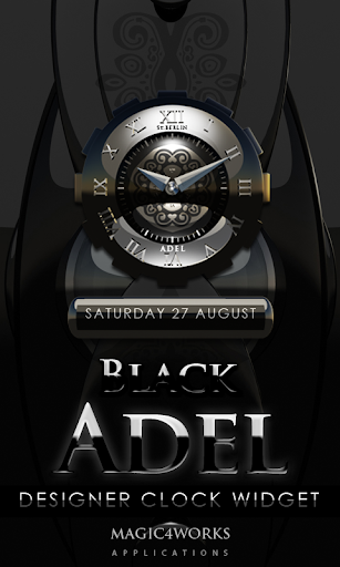 Adel designer Clock Widget