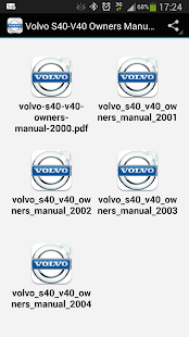 Volvo S40-V40 Owners Manuals