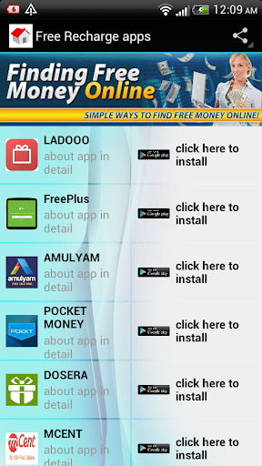 Free Mobile Recharge apps