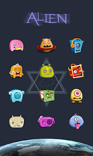 Alien GO LauncherEX Theme(圖1)-速報App