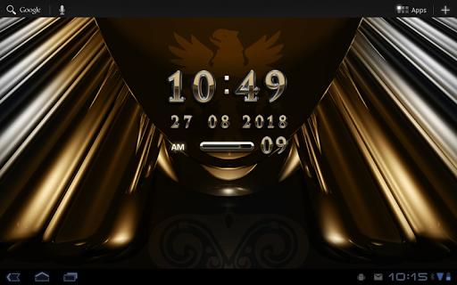 【免費娛樂App】Golden Empire Digital Clock-APP點子